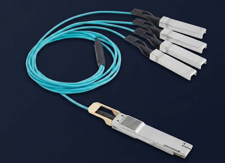 200G QSFP-DD to 4x50GBASE SFP-DD Active Optical Cable