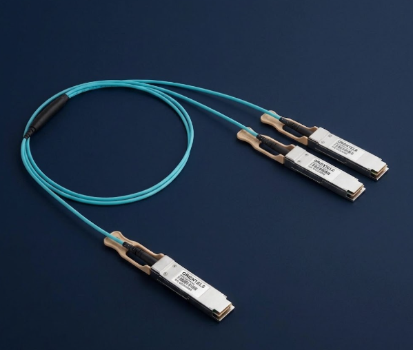 200G QSFP56 to 2x 100GBASE QSFP28 Active Optical Cable