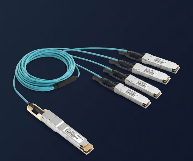 400G QSFP56-DD to 4 x 100GBASE QSFP28 Active Optical Cable